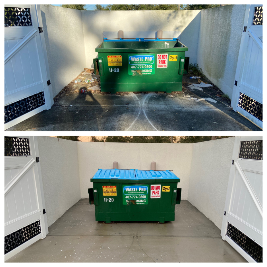 Dumpster Pad Cleaning Atlanta