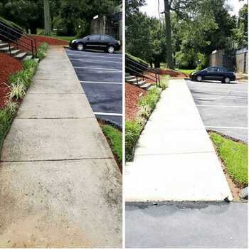 Sidewalk Pressure Washing Atlanta